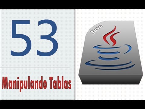 Öğretici Java - 53 - Manipulando Tablas De La Bankası De Datos. Resim 1