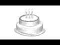 Nasıl Bir Doğum Günü Pastası Çizmek - Kendi Doğum Günü Kartı Yapmak Resim 3