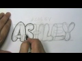 Grafiti Harf - Ashley Ashley Kabarcık Mektup Yazmak Çizmek İçin Nasıl
