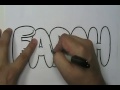 Grafiti Harf - Farah Kabarcık Mektup Yazmak Çizmek İçin Nasıl Resim 3