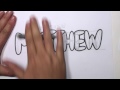 Grafiti Harf - Matthew Kabarcık Mektup Yazmak Çizmek İçin Nasıl Resim 3