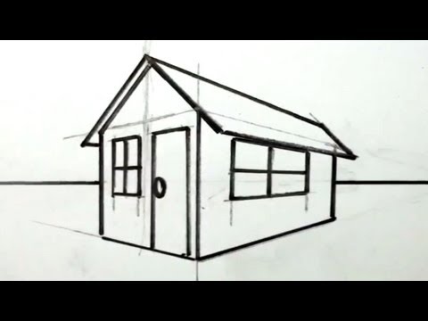 Nasıl Çocuklar - Kolay Şeyler İçin Beraberlik İçin Bir Ev 3D Çizmek İçin