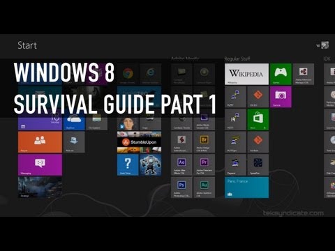 Windows 8 Hayatta Kalma Rehberi Bölüm 1 Resim 1