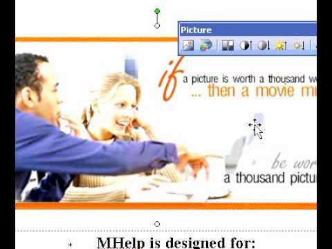 Bir Resimde Saydam Alanlar Oluşturma Microsoft Office Publisher 2003