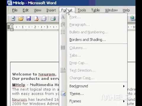 Grafikler İçin Alternatif Metin Microsoft Office Word 2003 Belirtin