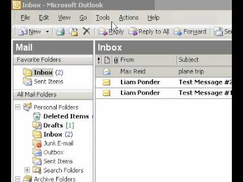 İletiler İçin Microsoft Office Outlook 2003 Değişiklik Bayrak Renk Resim 1
