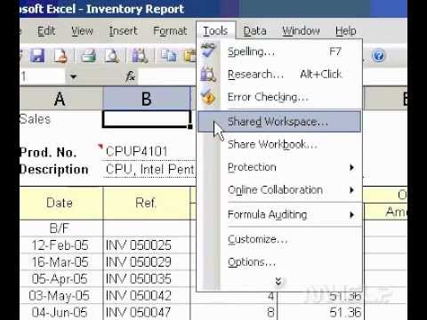 Microsoft Açmak Office Excel 2003 Veya Hücre Girişlerinin Otomatik Olarak Tamamlanmasını Devre Dışı Resim 1
