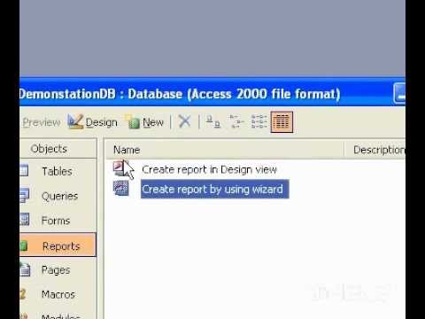 Microsoft Office Access 2003 Açık Bir Tablo Resim 1