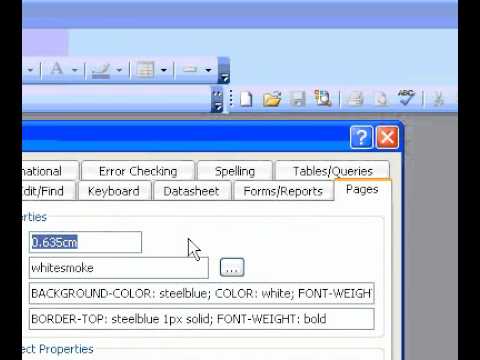 Microsoft Office Access 2003 Özelleştirme Microsoft Access Resim 1