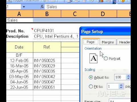 Microsoft Office Excel 2003 Ayarla Yazdırma Çözünürlüğü Ve Kalitesini Resim 1