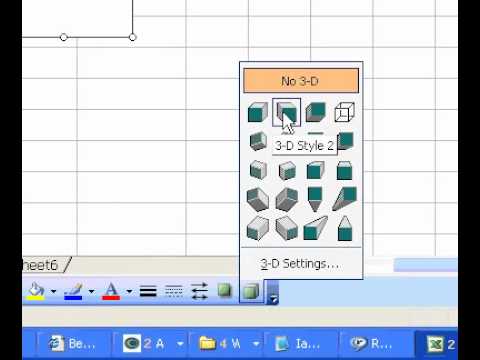 Microsoft Office Excel 2003 Eklemek Belgili Tanımlık 3D Sonuç Şekilden Kaldırma Veya Değiştirme