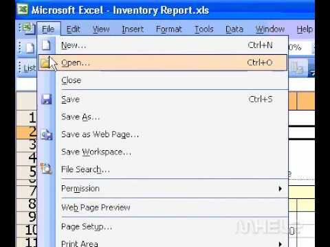 Microsoft Office Excel 2003 İlk Sayfanın Sayfa Numarasını Değiştirme