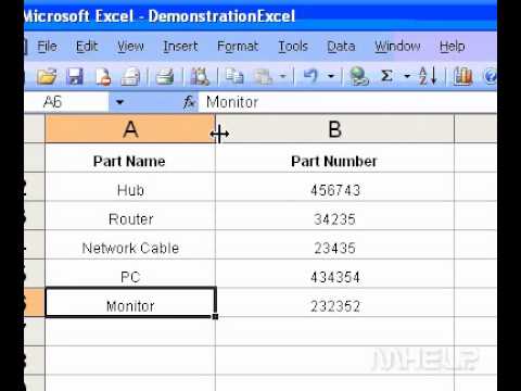 Microsoft Office Excel 2003 Righttoleft Çalışma Sayfasında Sütun Genişliğini Ayarla