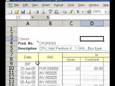 Microsoft Office Excel 2003 Vınlamak İçinde Üstünde Belgili Tanımlık Göstermek