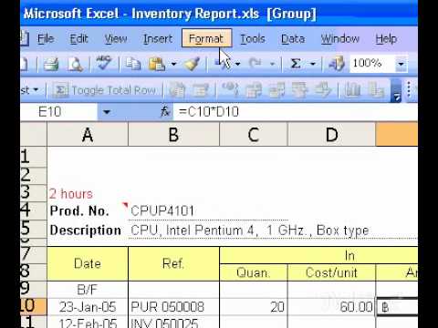 Microsoft Office Excel 2003'ü Kaldırmanız Bir Stili Seçili Hücrelerden Resim 1