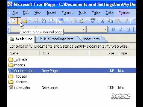 Microsoft Office Frontpage 2003 Bir Görev Oluşturabilir Ve Bunu Bir Web Sitesinde Bir Dosyayla İlişkilendirin