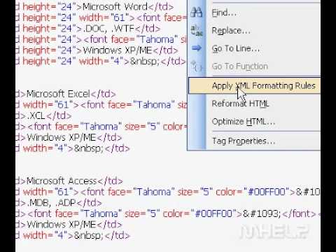 Microsoft Office Frontpage 2003 Geçerli Xml Biçimlendirme Kurallarını