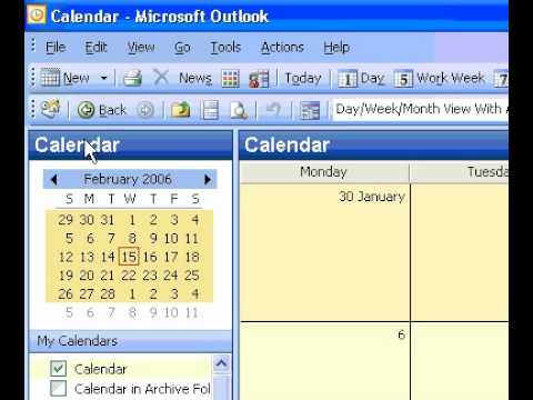 Microsoft Office Outlook 2003 Bazı Bağlantılarımı Gezinti Bölmesi'nde Kayboldu