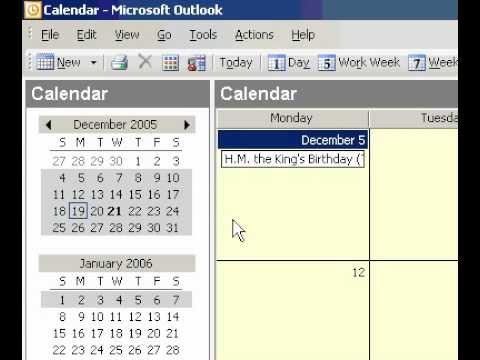 Microsoft Office Outlook 2003 Bir Randevu Veya Toplantı Özel Yapmak Resim 1
