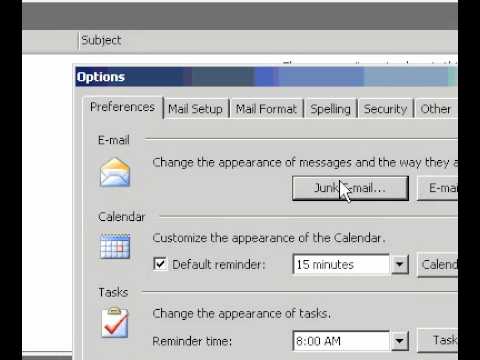 Microsoft Office Outlook 2003 Değiştirmek İletilerin Otomatik Olarak Kaydedilme