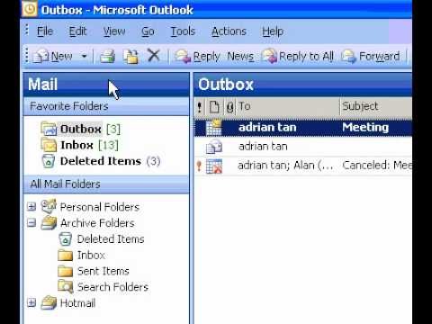 Microsoft Office Outlook 2003 E-Posta Klasörlerim İçin Gruplandırma Kapatmak İstiyorum