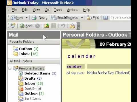 Microsoft Office Outlook 2003 Göndermek Tüm İletileri İle Bir Smıme Alındı Bilgisi İste Resim 1