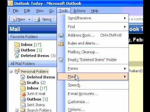 Microsoft Office Outlook 2003 Masaüstü Uyarılarını Görüntüsünü Değiştirme Resim 1