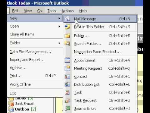 Microsoft Office Outlook 2003 Oluşturmak Bir Görevin Sıfırdan Resim 1