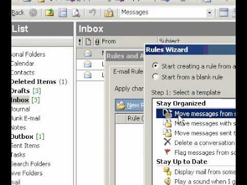 Microsoft Office Outlook 2003 Otomatik Olarak Bir Bayrak Bir Kural Ekleme