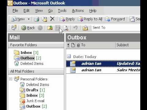 Microsoft Office Outlook 2003 Web Tarayıcısı Komutu Kayboldu