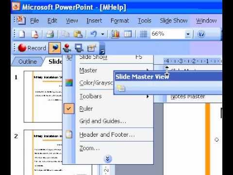 Microsoft Office Powerpoint 2003 Bir Madde İşaretli Veya Numaralı Listede Girintiyi Ayarlama Resim 1