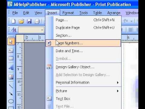 Microsoft Office Publisher 2003 Web Sayfasına Animasyonlu Resim Ekleme