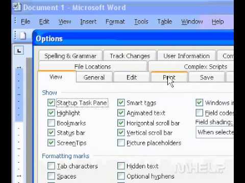 Microsoft Office Word 2003 Ayarla Varsayılan Dosya Biçimi İçin Yeni Belge Kaydederken Resim 1
