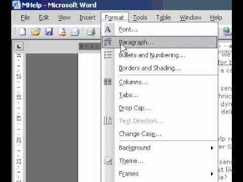 Microsoft Office Word 2003 Denetimi Dul Ve Yetim Hatları