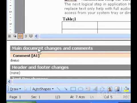 Microsoft Office Word 2003 Ekle Yorum Resim 1