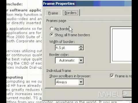Microsoft Word'ü Office 2003 Etkinleştirme Veya Web Çerçevesini Yeniden Boyutlandırmayı Devre Dışı Resim 1