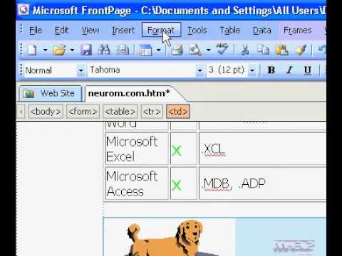 Paragraf Veya Satır Girintisini Ayarlama Microsoft Office Frontpage 2003