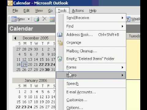 Toplantı Saatleri İçin Microsoft Office Outlook 2003 Yasaklamak Sayaç Teklif Resim 1