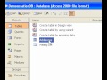 Microsoft Office Access 2003 Veritabanı Nesnesini Silme