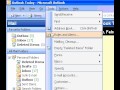 Microsoft Office Outlook 2003 Silin İletileri Önemsiz E-Posta Klasörüne Taşımak Yerine