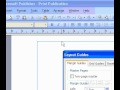 Microsoft Office Publisher 2003 Ayarla Düzen Kılavuzları Kullanarak Sütunları Oluşturma
