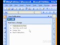 Microsoft Office Publisher 2003'ü Kullanarak Publisher Word Belgesi Sihirbazı'nı