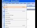 Microsoft Office Word 2003'ü Kaydettikten Bir Dosya Başka Bir Biçime