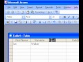 Microsoft Office Access 2003 Oluşturmak Tablo Bir Veri Sayfasında Veri Girerek Bir Resim 3