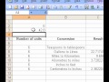 Microsoft Office Excel 2003 Dönüştürmek Ölçümleri Resim 3