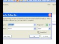 Microsoft Office Outlook 2003, Bir İletiye Veya Kişiye Tamamlandı Olarak Bayrak Resim 3