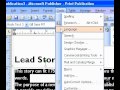 Microsoft Office Publisher 2003 Heceleme Metin Otomatik Olarak Resim 3