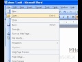 Microsoft Office Word 2003 Belgeyi Dosyaya Yazdırın Resim 3