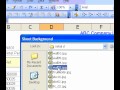 Microsoft Office Excel 2003 Ekle Sayfası Arka Plan Deseni Resim 4