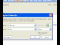 Microsoft Office Outlook 2003, Bir İletiye Veya Kişiye Tamamlandı Olarak Bayrak Resim 4